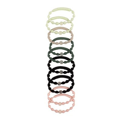 Goody Sport Forever Elastics Flow - 10pk - Green/Pink
