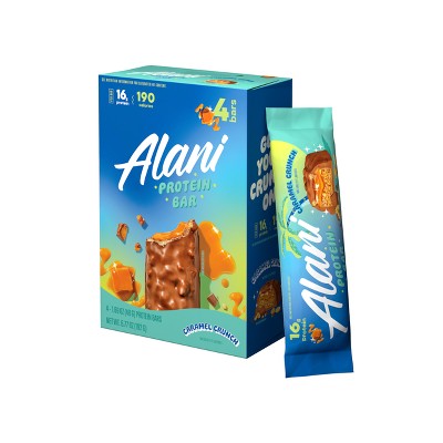 Alani Protein Bars Caramel Crunch - 4ct/6.77oz