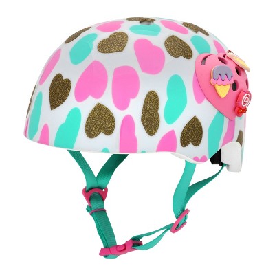 Raskullz Heart Charms Kids' Girls' Bike Helmet - Pink