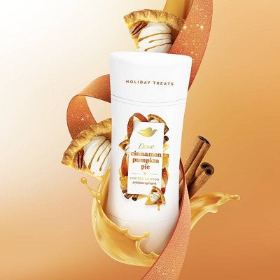 Dove Beauty Limited Edition Fall Holiday Treat Antiperspirant & Deodorant Stick - Cinnamon Pumpkin Pie - 2.6oz