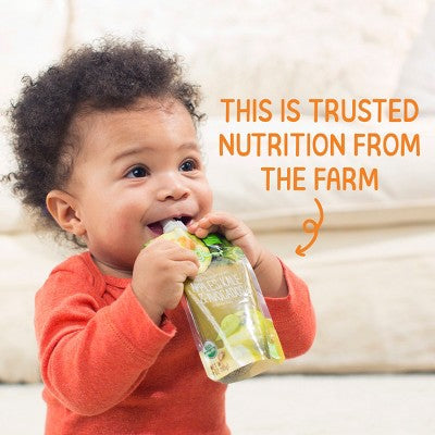 Happy Baby Organics Clearly Crafted Stage 2 Pears, Kale & Spinach 4oz
