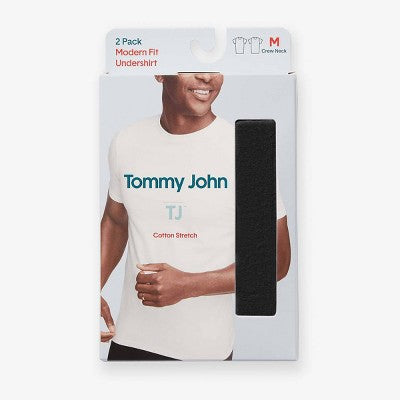 TJ | Tommy John Men's Undershirt 2pk - Black S