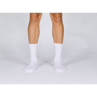 Pair of Thieves Men's Solid Crew Socks 3pk - White 6-12