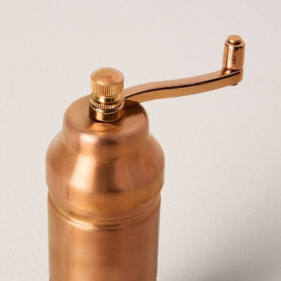 Tall Salt and Pepper Crank Grinder Copper Finish - Hearth & Hand with Magnolia: Farmhouse Style, Stainless Steel