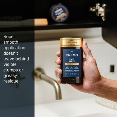 Cremo Solid Antiperspirant Palo Santo - 2.65oz