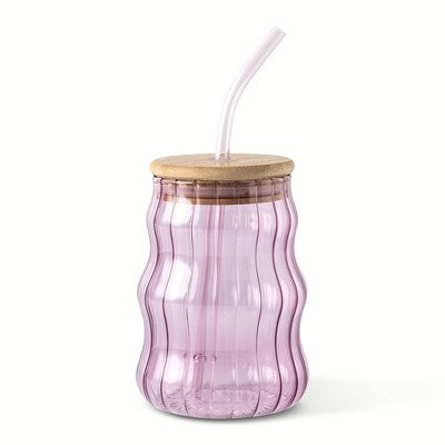 Manna 17oz Orchid Squiggle Tumbler Purple
