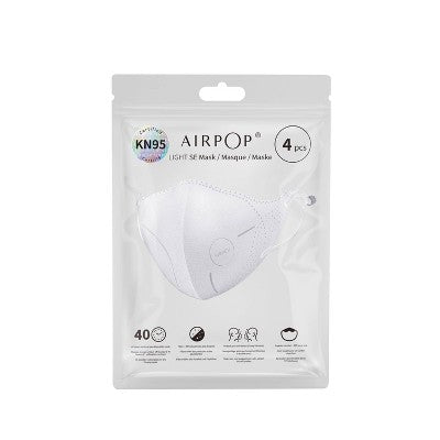AirPop Light SE KN95 Facemask - White
