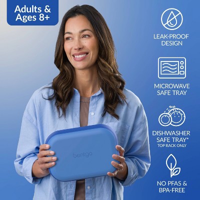 Bentgo Chill Max Leak Proof Lunch Box - Cobalt and Blue Horizon