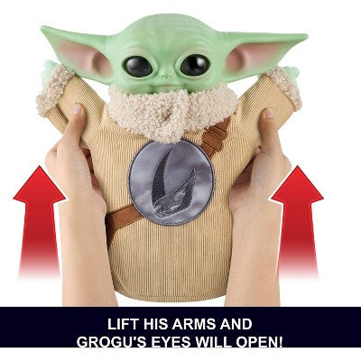 Star Wars The Mandalorian & Grogu Movie Pick-Me-Up Grogu Character Plush Rondel Design Vinyl Head