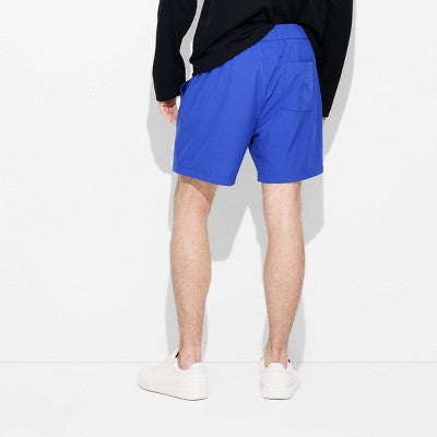 Men's 6" Woven Nylon Pull-On Shorts - Original Use Blue M