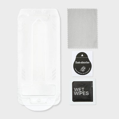 Apple iPhone 16 Plus/iPhone 15 Plus Screen Protector- dealworthy: Tempered Glass, Anti-Fingerprint