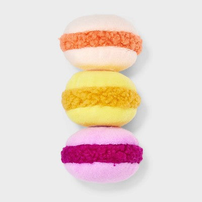 Macaron Pull-Apart Trio Cat Plush Toy Set - 3pc - Boots & Barkley