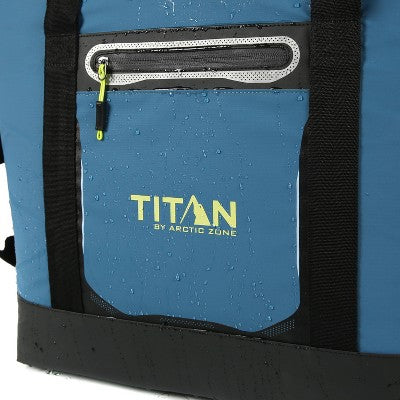 Titan by Arctic Zone 30Cans/20 qt Insulated Cooler Tote - Marine Blue