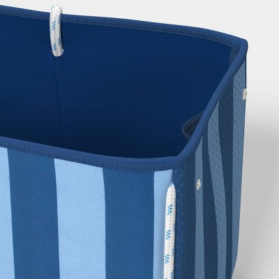 XL Beach Bag Blue Stripe - Sun Squad