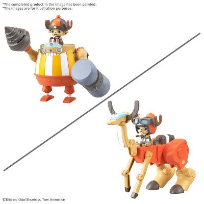 One Piece Chopper Robo Super 4 & 5 Kung Fu Tracer & Walk Hopper