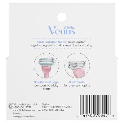 Venus + Rifle Paper Co. for Pubic Hair and Skin Women's Razor Blade Refills - 4ct