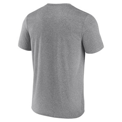MLB Philadelphia Phillies Men's Gray Short Sleeve T-Shirt - L: Crew Neck, Tagless