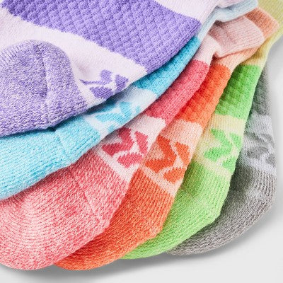 Kids' 6pk No Show Socks - All In Motion L