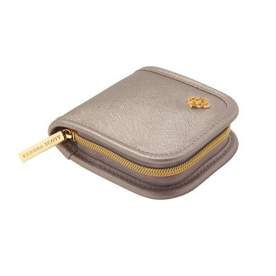 Kendra Scott Travel Jewelry Wallet Pouch - Gray