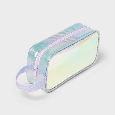 Iridescent Plastic Pencil Pouch Purple - up&up