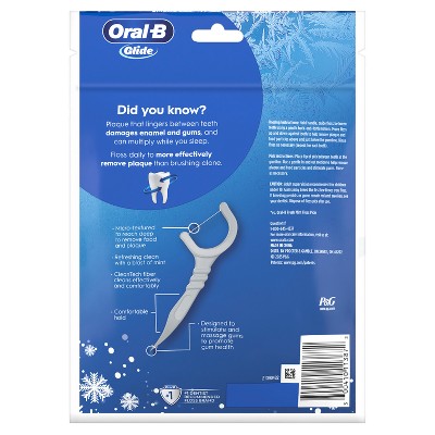 Oral-B Glide Winter Mint Floss Picks - 75ct