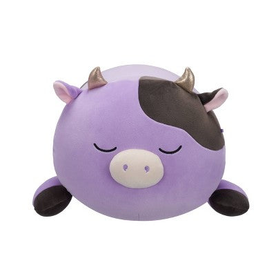 18" Alexie Purple and Black Cow with Gold Horns Squishmallows Plush