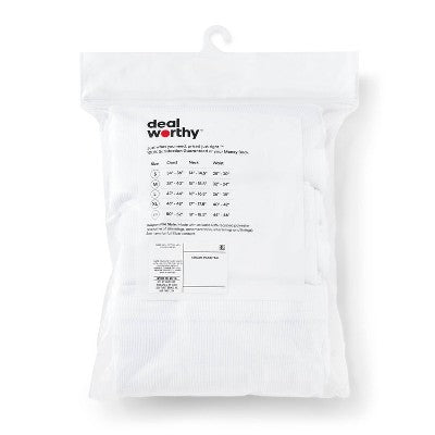 Men's Tank Top 3pk - Dealworthy White XL