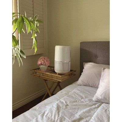 HoMedics Smart True HEPA Large Room Air Purifier with Air Quality Sensor and UV-C: Odor Eliminator, Smartphone App Control