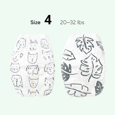 Parasol Chlorine-Free Diapers with RashShield Protection - Size 4 - 100ct