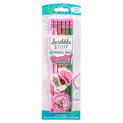 Scribble Stuff 9ct Howdy Cowgirl Pencil Pack