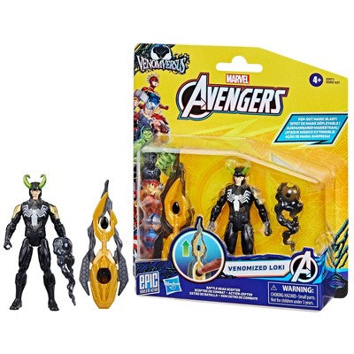 Marvel Avengers Venom vs Epic World of Action Venomized Loki Action Figure