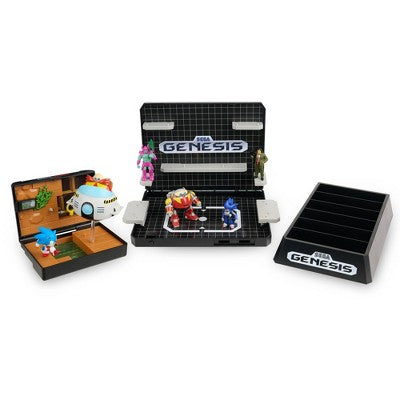 Sega Genesis Display Console - Supervillain Boss Bundle + Sonic 1