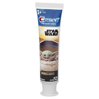 Crest Kid's Toothpaste Featuring Star Wars: The Mandalorian - Strawberry Flavor - 4.2oz