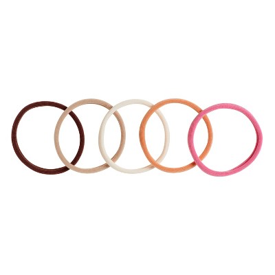 Goody Seamless Active Elastic Hair Ties - Warm - 10ct