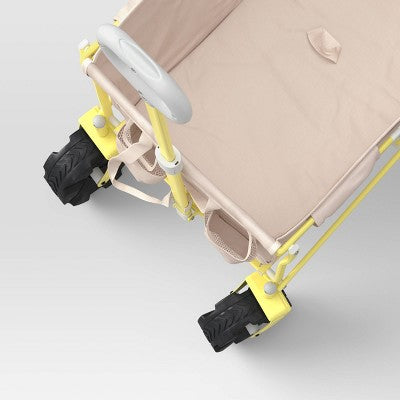 Flat Folding Wagon without Cargo Net Tan - Sun Squad (LOCAL PICKUP ONLY)