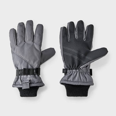 Kids' Ski Glove - All In Motion Gray 8-14
