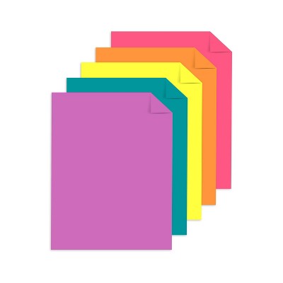 100 Sheets Printer Paper 8.5"x11" Tropical - Astrobrights: Multicolor Specialty Uncoated Paper, 100 Sheets, Letter Size