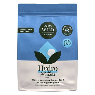 WE THE WILD Hydro Pellet Organic Plant Food For Propagation & Watergrown Houseplants