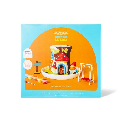 Paint-Your-Own Ceramic Gnome Garden DIY Art Kit - Mondo Llama