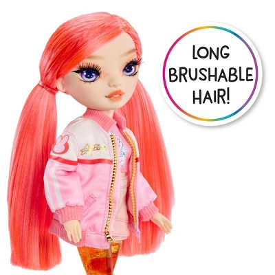 Rainbow High Sparkle and Shine Dawn with Magic Bubbles in Legs, Red Coral Hair 11" Fashion Doll