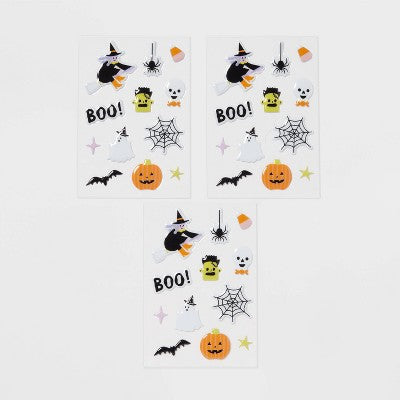 3 Sheets Halloween Stickers - Spritz