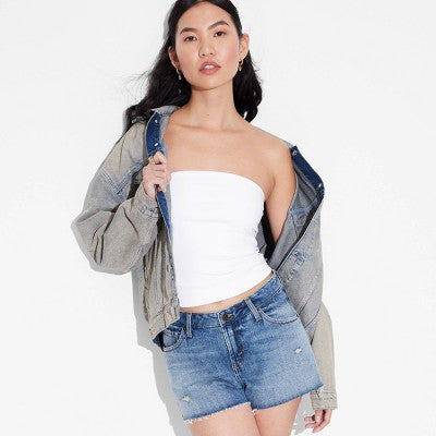 Women's ButterBliss Tube Top - Wild Fable White M