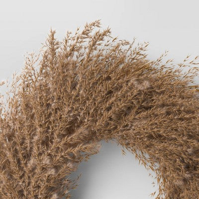 Pampas Preserved Wreath - Threshold