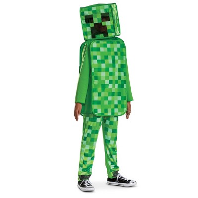 Minecraft Creeper Kids' Classic Costume Suit Green L (10-12) (LOCAL PICKUP ONLY)