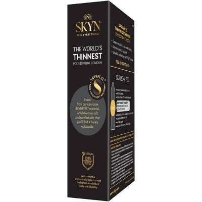 SKYN Supreme Non-Latex Lubricated Condoms - 10ct EXP 12/31/2027