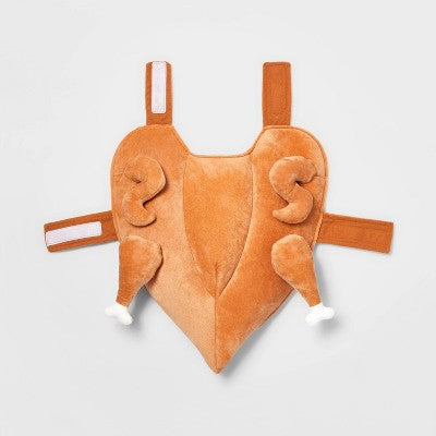 Turkey Full Body Halloween Dog Costume with Turkey Leg Toy - M - Boots & Barkley (LOCAL PICKUP ONLY)