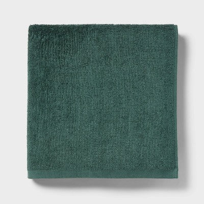 Everyday Bath Sheet Dark Green - Room Essentials