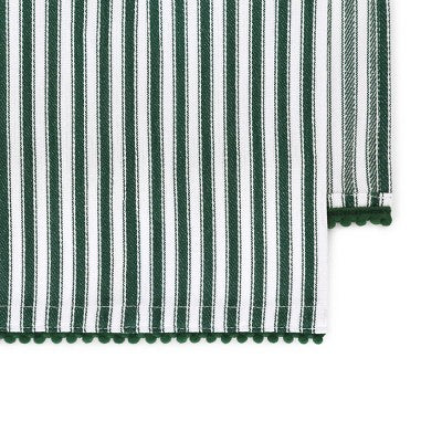 Table Runners Green Stripe - Bullseye's Playground