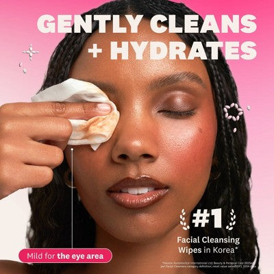 The Face Shop Rice Water Bright Vegan Cleansing Wipes - 50ct