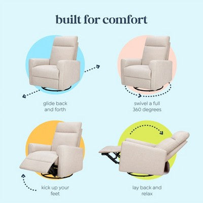 DaVinci Erin Recliner and Swivel Glider - Beach (LOCAL PICKUP ONLY)